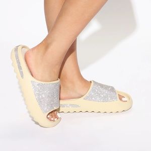 FASHION NOVA RHINESTONE SLIDES